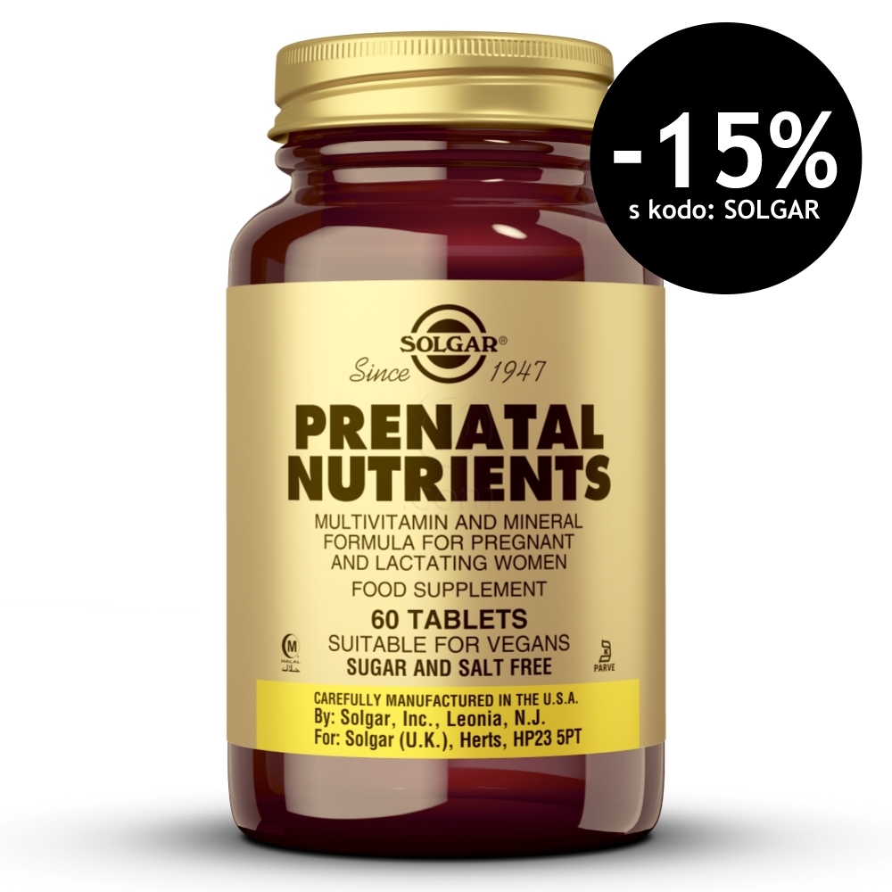 Solgar Prenatal multivitamini in minerali, tablete (60 tablet)